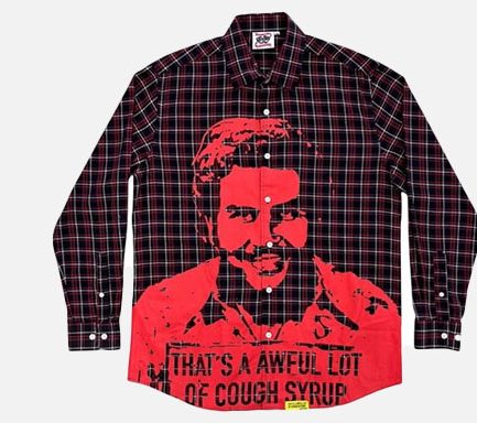 Cough Syrup x Asaali Cartel Flannel In Red