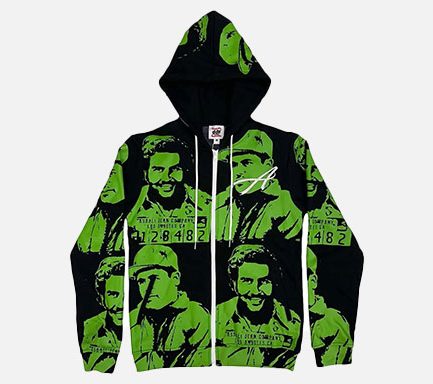 Asaali SS24 Cartel Hoodie In Green
