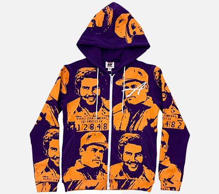 Asaali FW25 Cartel Hoodie In Purple
