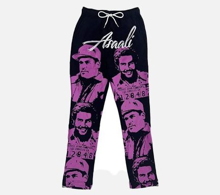Asaali SS24 Cartel Sweatpants In Purple