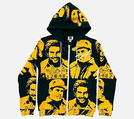 Asaali FW25 Cartel Hoodie in Green Bold Streetwear Style