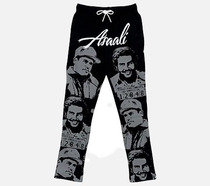 Asaali FW25 Cartel Sweatpants In Grey