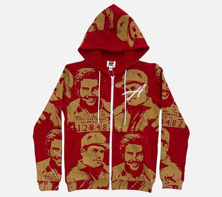 Asaali FW25 Cartel Hoodie in Red Bold Streetwear Style