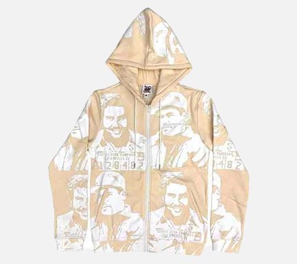 Asaali SS24 Cartel Hoodie In Cream