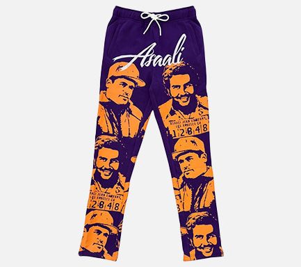Asaali FW25 Cartel Sweatpants In Purple
