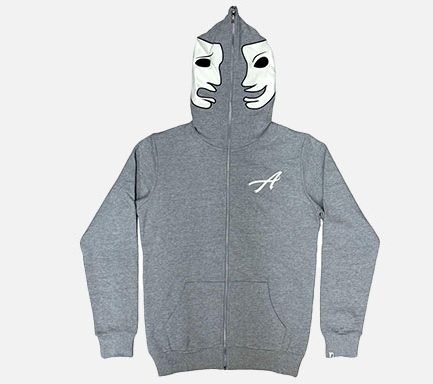 1st Laugh Asaali Now Cry Later Full Zip In Grey