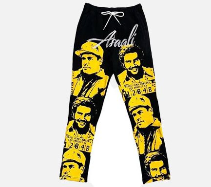Asaali SS24 Cartel Sweatpants In Yellow