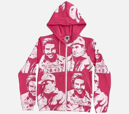 Asaali SS24 Cartel Hoodie In Pink