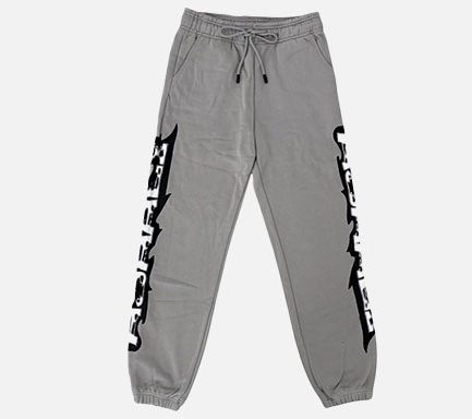 Asaali Split Face Sweatpants In Gray