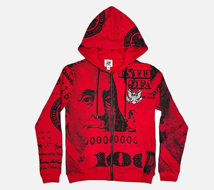 Nothing Personal x Asaali Zip Up in Red| Bold Streetwear Jacket