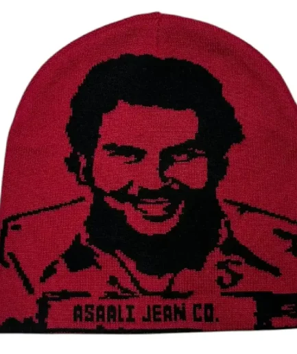 Asaali Cartel Skully Red Beanie