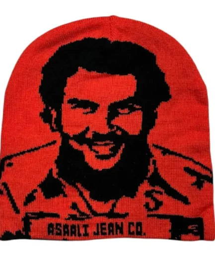 Asaali Handmade Cartel Skully Orange Hat