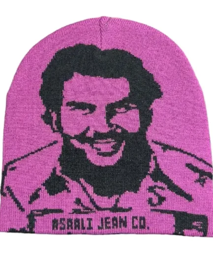 Asaali Handmade Cartel Skully Purple Beanie