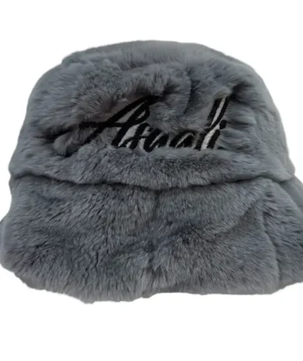 Asaali Rabbit Grey Fur Bucket