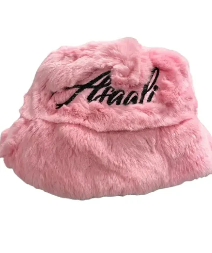 Asaali Rabbit Pink Fur Bucket